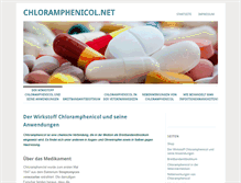 Tablet Screenshot of chloramphenicol.net